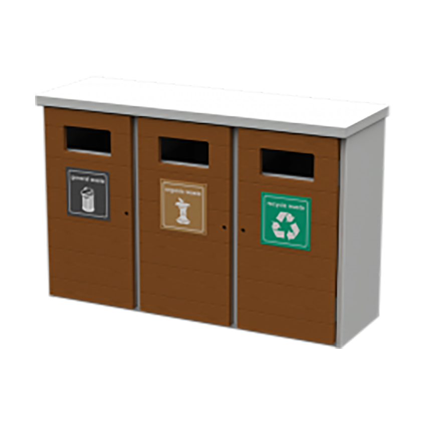 EURO-TRIPLE-RECYCLER-BIN-TEAK-STAINED-WOOD-840x840
